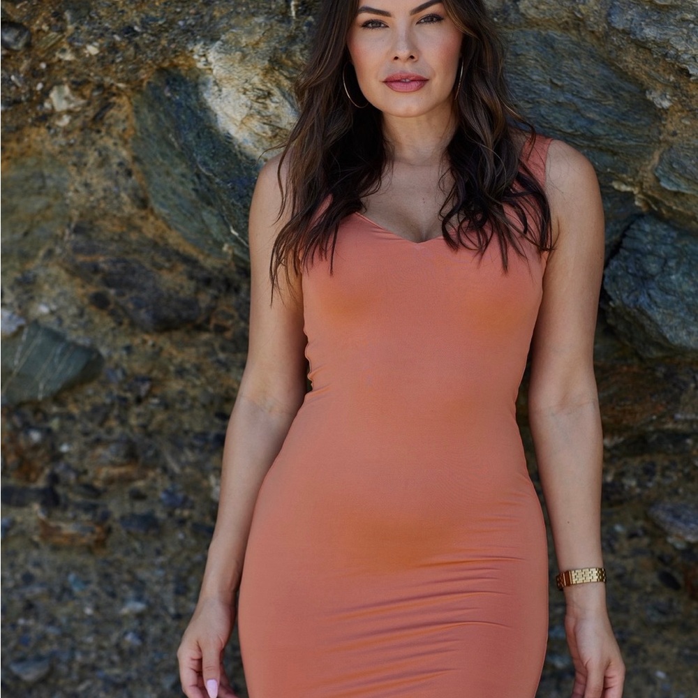 Oh Polly Orange Mini Dress